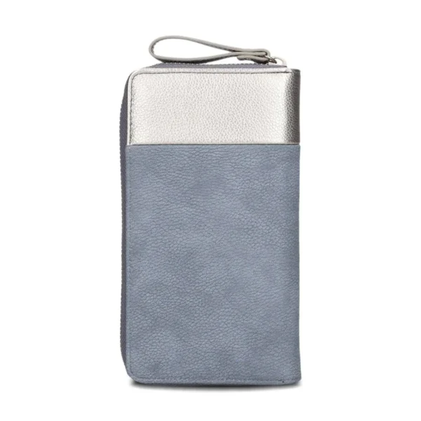 ZWEI PORTAFOGLI EVA Wallet EV2 nubuk-sky - immagine 3