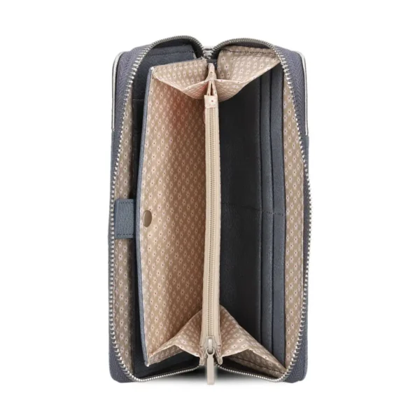 ZWEI PORTAFOGLI EVA Wallet EV2 nubuk-sky - immagine 6