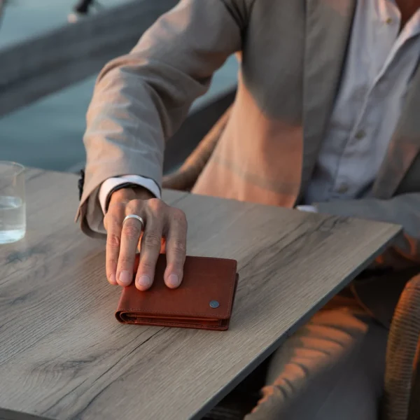 The Chesterfield Brand Portafoglio In Pelle Cognac Serie Novum Umbria - immagine 7