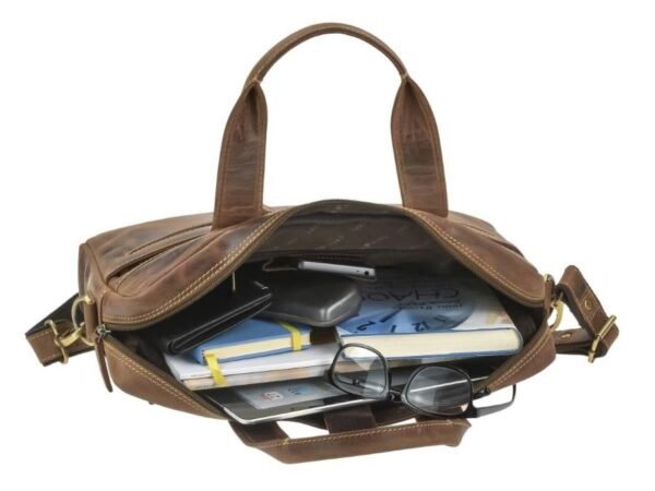 Greenburry Cartella Porta PC 15" Vintage In Pelle - immagine 10