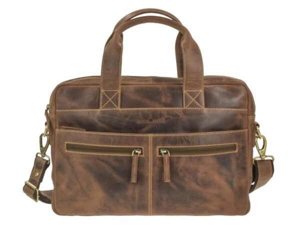 Greenburry Cartella Porta PC 15" Vintage In Pelle