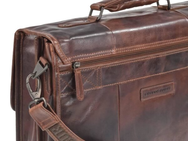 Greenburry Cartella da Lavoro Teak Marrone Rugged - immagine 3
