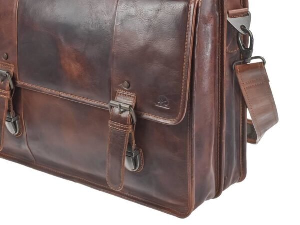 Greenburry Cartella da Lavoro Teak Marrone Rugged - immagine 7