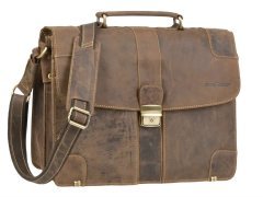 Greenburry Cartella 2 Scomparti in Pelle Vintage