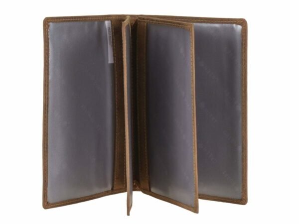 Greenburry Porta Documenti 4 Scomparti Carpa Marrone Vintage - immagine 6