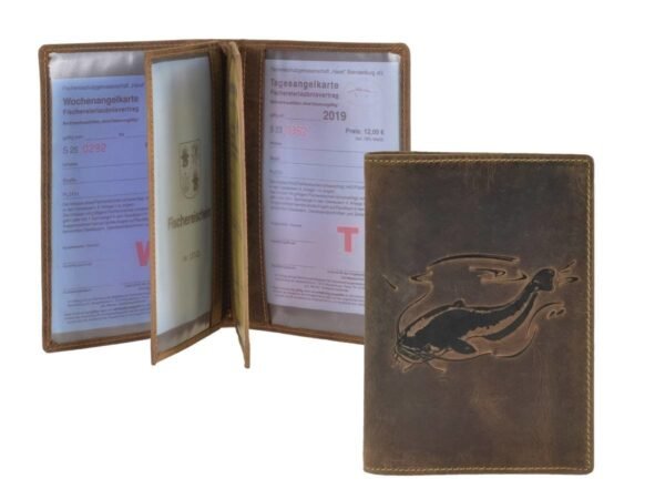 Greenburry Porta Documenti 4 Scomparti Siluro Marrone Vintage - immagine 7