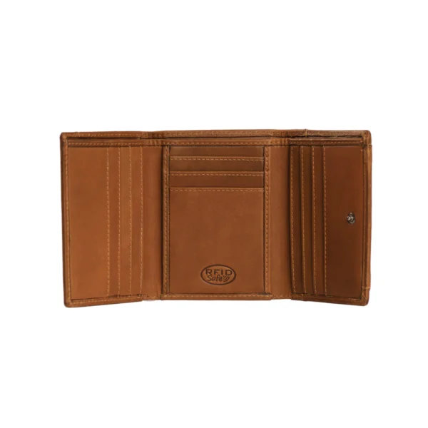 The Chesterfield Brand Portafoglio In Pelle Cognac Harthoft - immagine 4