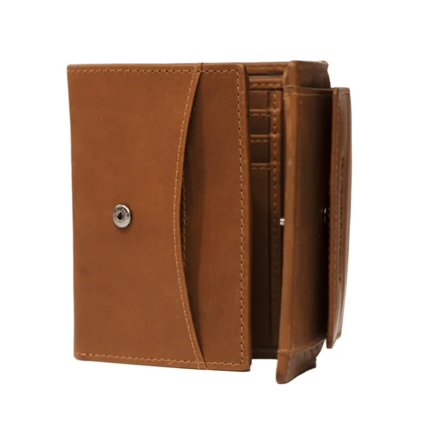 The Chesterfield Brand Portafoglio In Pelle Cognac Harthoft - immagine 6