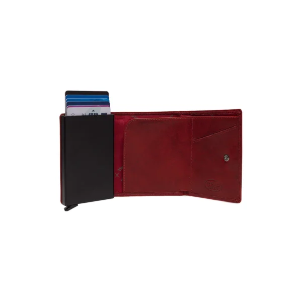 The Chesterfield Brand Portafoglio In Pelle Rosso Paris - immagine 6