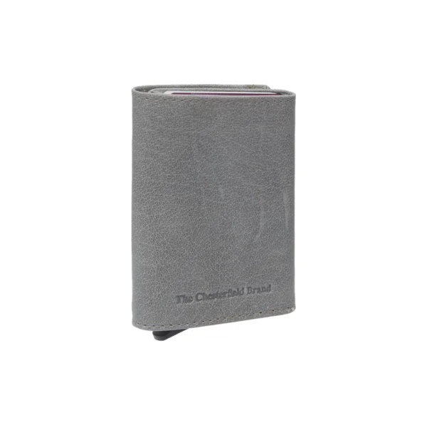 The Chesterfield Brand Portafoglio In Pelle Grigio Chiaro Paris - immagine 6