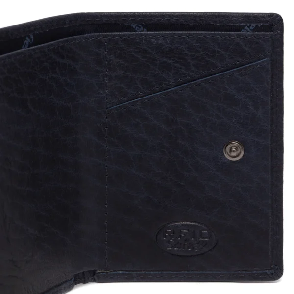 The Chesterfield Brand Portafoglio In Pelle Blu Navy Paris - immagine 4
