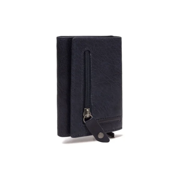 The Chesterfield Brand Portafoglio In Pelle Blu Navy Paris - immagine 3