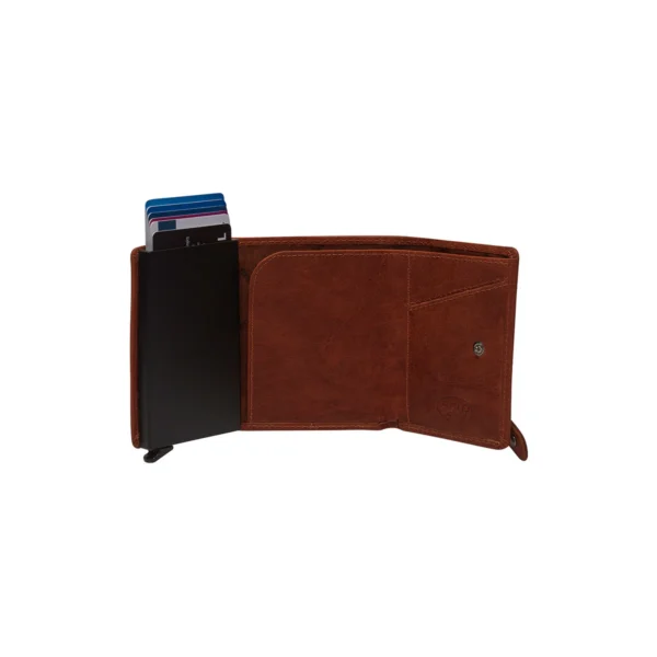 The Chesterfield Brand Portafoglio In Pelle Cognac Paris - immagine 5