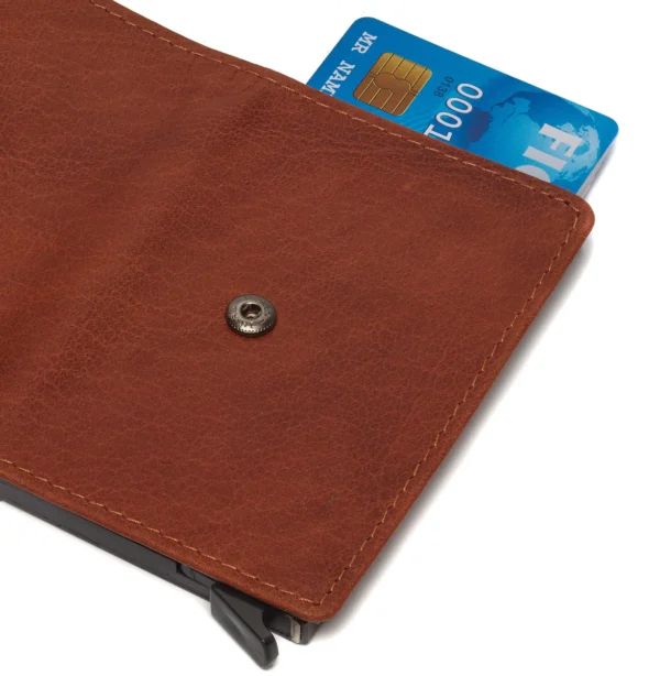 The Chesterfield Brand Portafoglio In Pelle Cognac Paris - immagine 3
