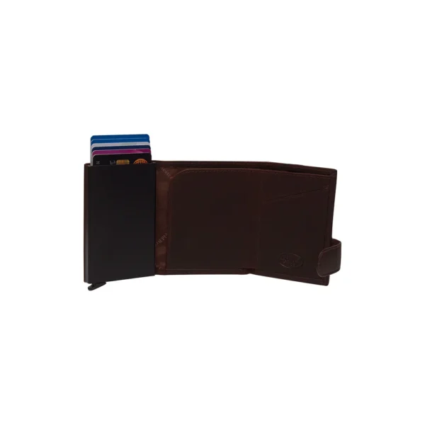 The Chesterfield Brand Portafoglio In Pelle Marrone Frankfurt - immagine 5