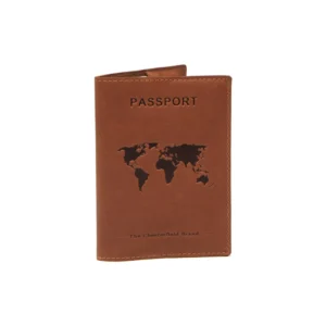 The Chesterfield Brand Porta Passaporto In Pelle Cognac