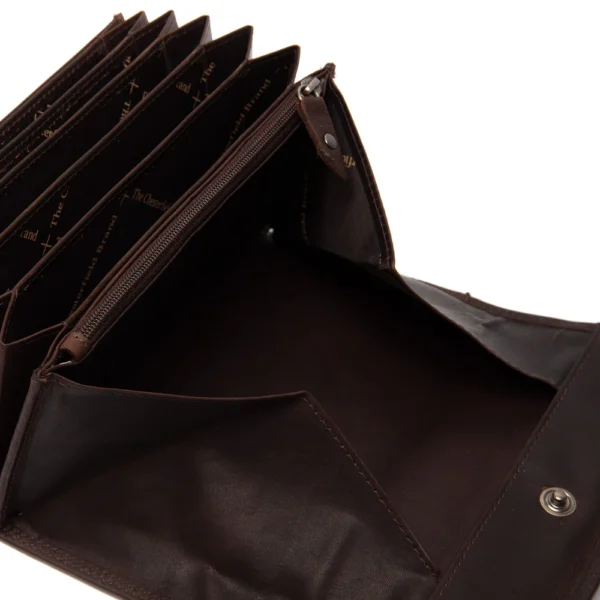The Chesterfield Brand Portafoglio Cameriere In Pelle Marrone Grenada - immagine 2