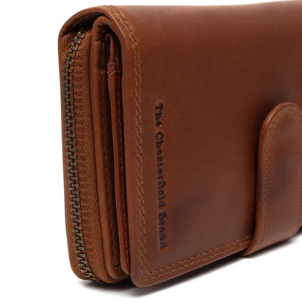 The Chesterfield Brand Portafoglio In Pelle Cognac Charlotte - immagine 6