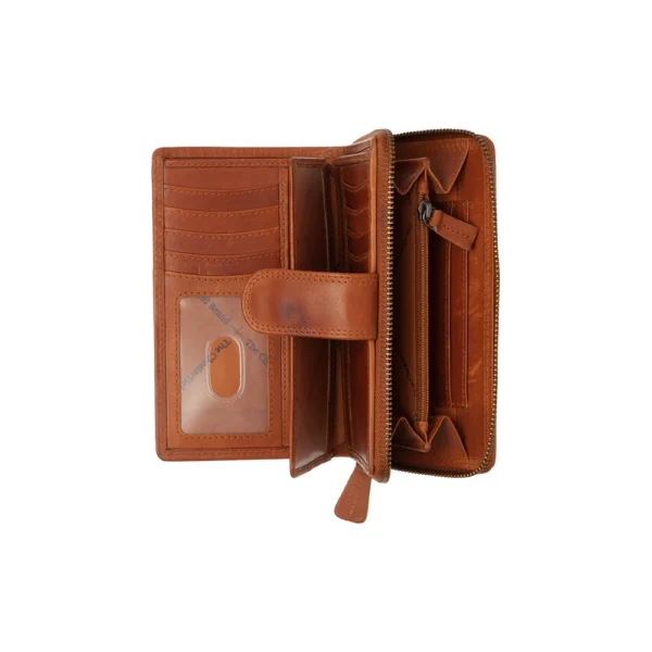 The Chesterfield Brand Portafoglio In Pelle Cognac Charlotte - immagine 4