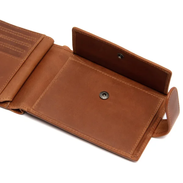 The Chesterfield Brand Portafoglio In Pelle Cognac Curtis - immagine 4