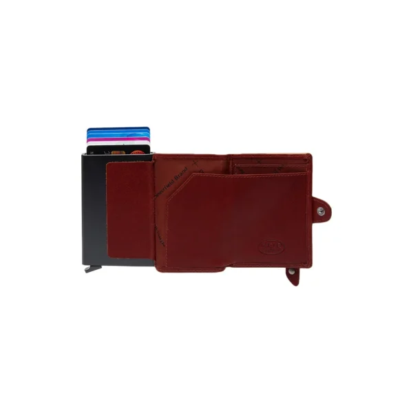 The Chesterfield Brand Portafoglio In Pelle Rosso Baldwin - immagine 3