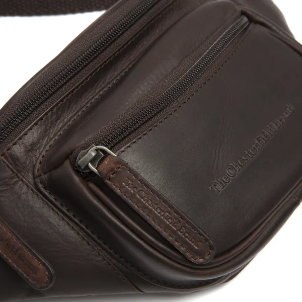 The Chesterfield Brand Marsupio In Pelle Marrone Jack - immagine 4