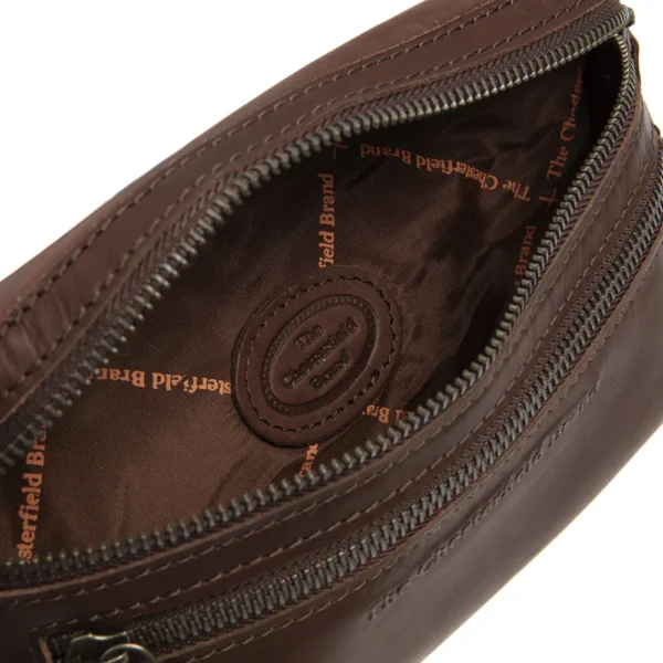 The Chesterfield Brand Marsupio In Pelle Marrone Toronto - immagine 5
