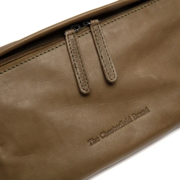 The Chesterfield Brand Marsupio In Pelle Verde Oliva Kruger - immagine 2