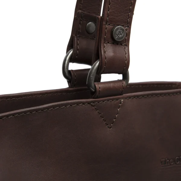 The Chesterfield Brand Shopper In Pelle Marrone Berlin - immagine 4