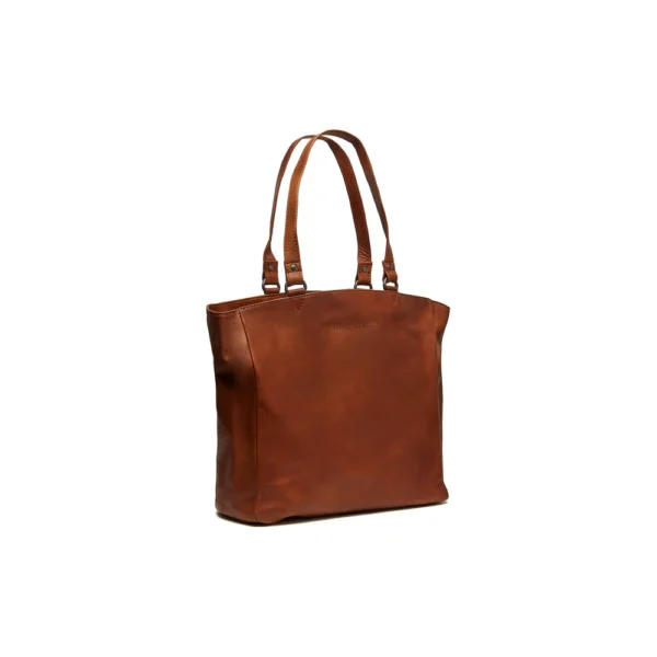The Chesterfield Brand Shopper In Pelle Cognac Berlin - immagine 5