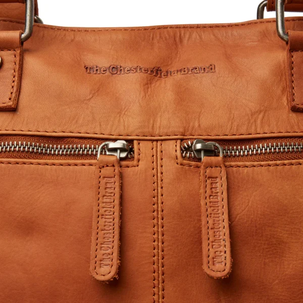 The Chesterfield Brand Shopper In Pelle Marrone Rome - immagine 2