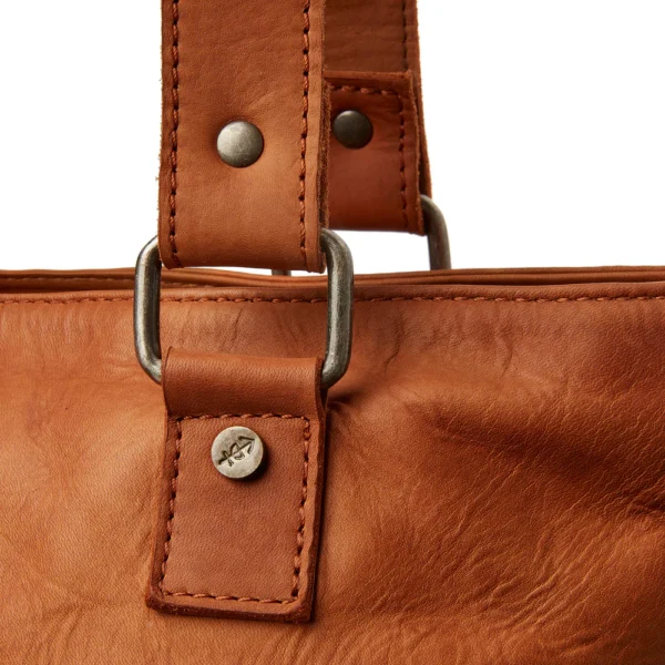 The Chesterfield Brand Shopper In Pelle Marrone Rome - immagine 3