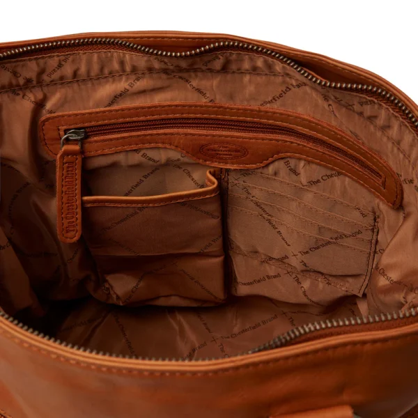 The Chesterfield Brand Shopper In Pelle Marrone Rome - immagine 4