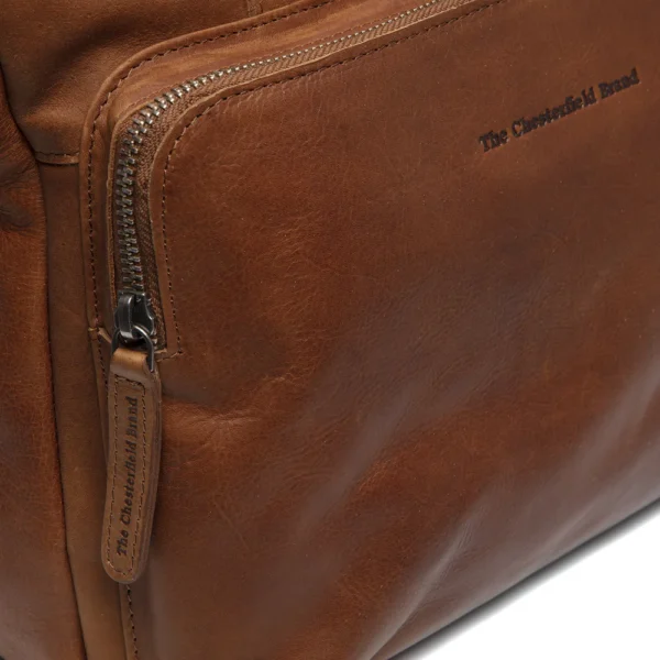 The Chesterfield Brand Borsa A Tracolla In Pelle Cognac Alicante - immagine 5