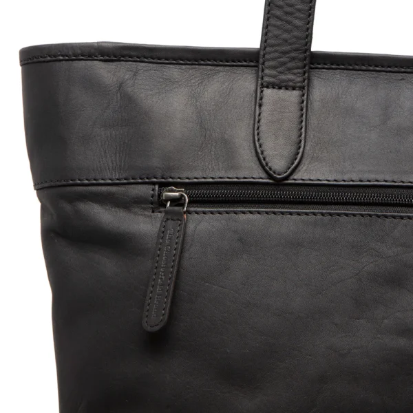The Chesterfield Brand Shopper In Pelle Nero Monza - immagine 6