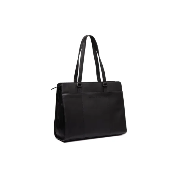 The Chesterfield Brand Shopper In Pelle Nero Fidenza