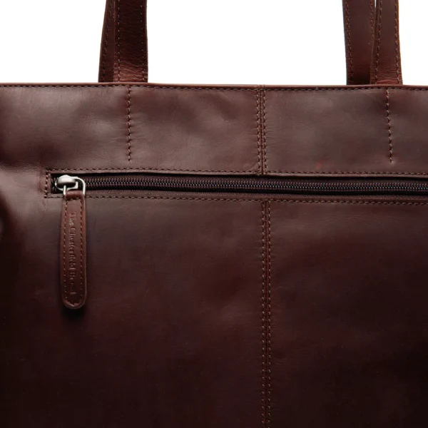 The Chesterfield Brand Shopper In Pelle Marrone Emilia - immagine 4