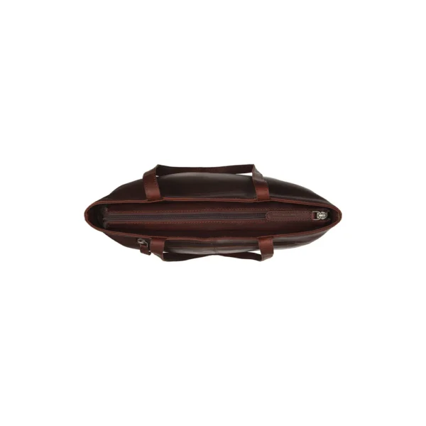 The Chesterfield Brand Shopper In Pelle Marrone Emilia - immagine 3