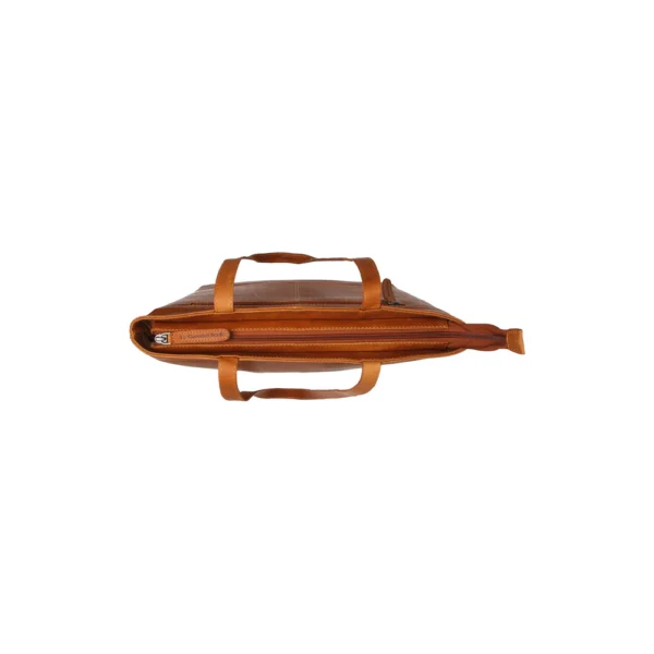 The Chesterfield Brand Shopper In Pelle Cognac Emilia - immagine 6