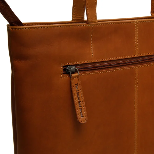 The Chesterfield Brand Shopper In Pelle Cognac Emilia - immagine 5