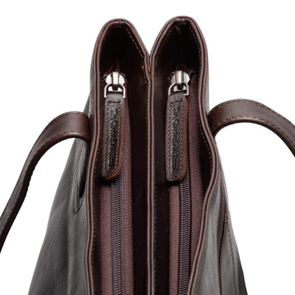 The Chesterfield Brand Shopper In Pelle Marrone Nola - immagine 3