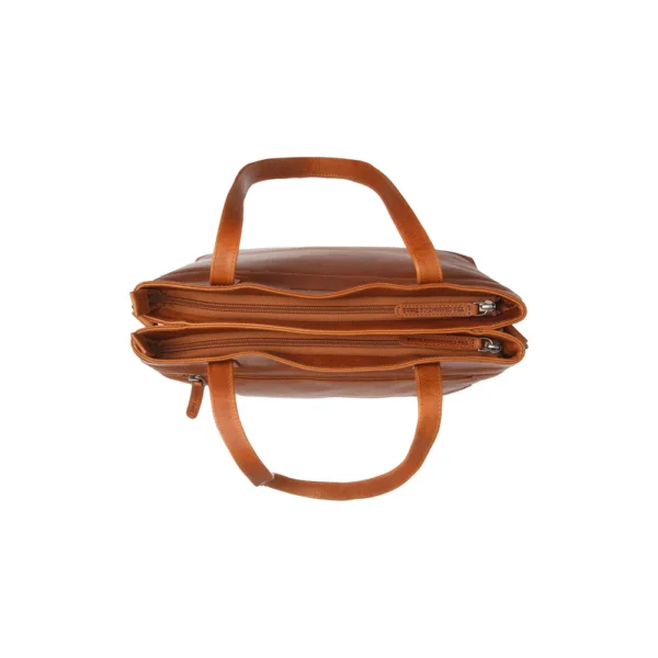 The Chesterfield Brand Shopper In Pelle Cognac Nola - immagine 6
