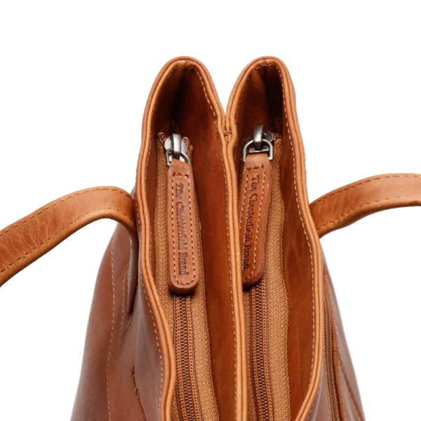 The Chesterfield Brand Shopper In Pelle Cognac Nola - immagine 3