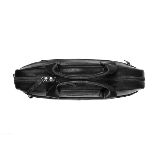 The Chesterfield Brand Borsa Porta PC In Pelle Nero Calvi - immagine 3