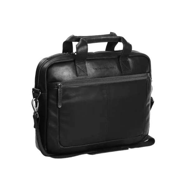 The Chesterfield Brand Borsa Porta PC In Pelle Nero Calvi