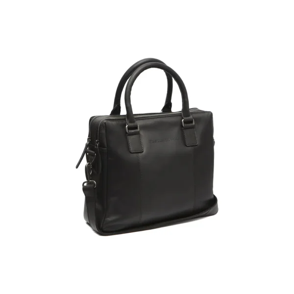 The Chesterfield Brand Borsa Porta PC In Pelle Nero Santiago