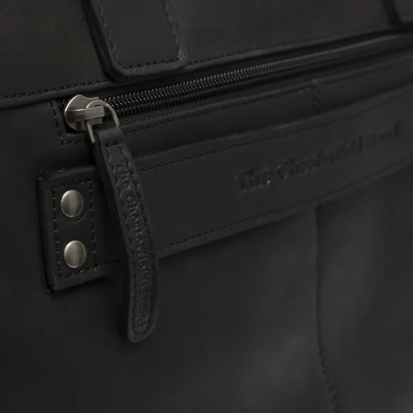 The Chesterfield Brand Borsa Porta PC In Pelle Nero Salvador - immagine 4