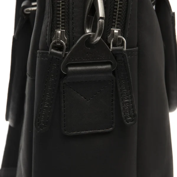 The Chesterfield Brand Borsa Porta PC In Pelle Nero Salvador - immagine 3