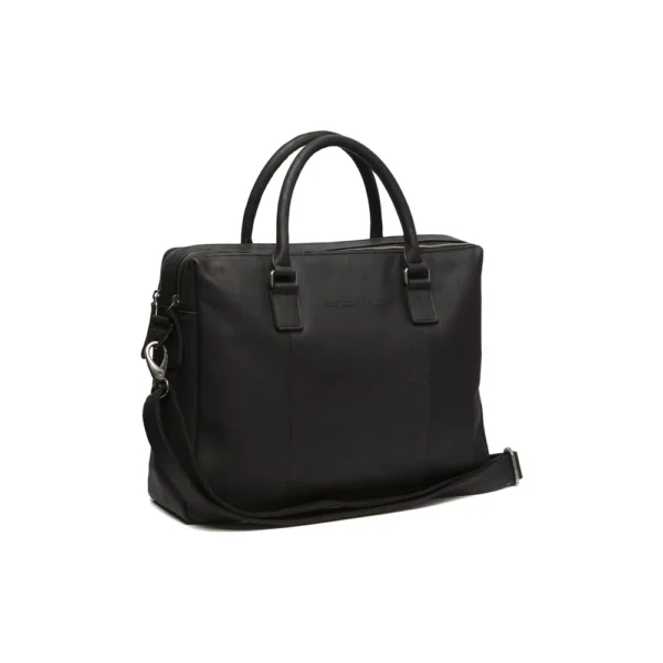 The Chesterfield Brand Borsa Porta PC In Pelle Nero Salvador - immagine 5