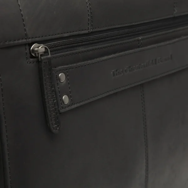 The Chesterfield Brand Valigetta In Pelle Nero Stuttgart - immagine 3